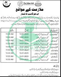 Punjab Government Urban Unit Jobs 2025