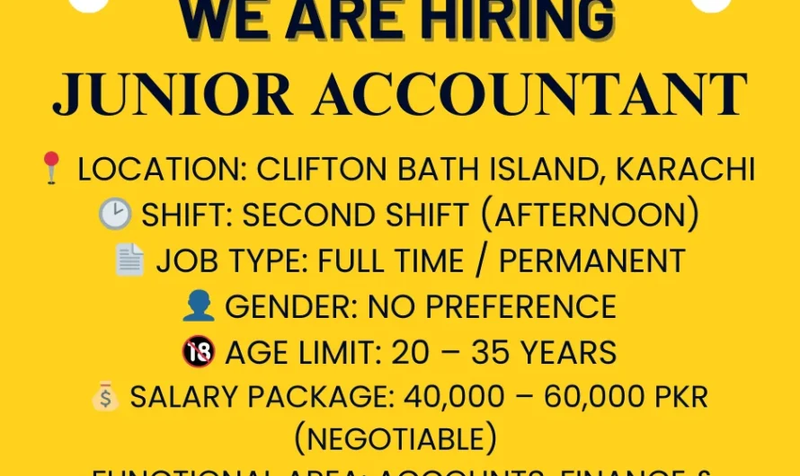 Junior Accountant